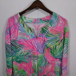 Lilly Pulitzer Scarlet Macaw UPF 50+ Short Dress